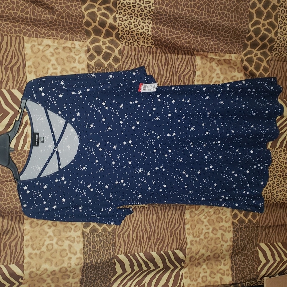 Navy blue star dress